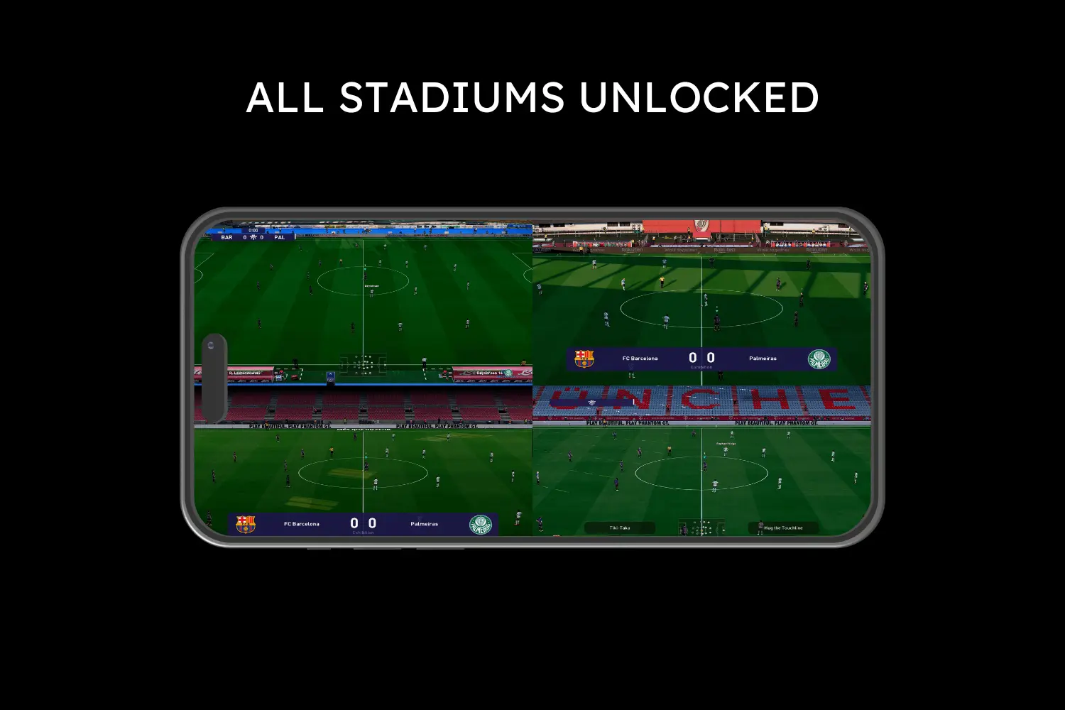 all stadiums unlocked