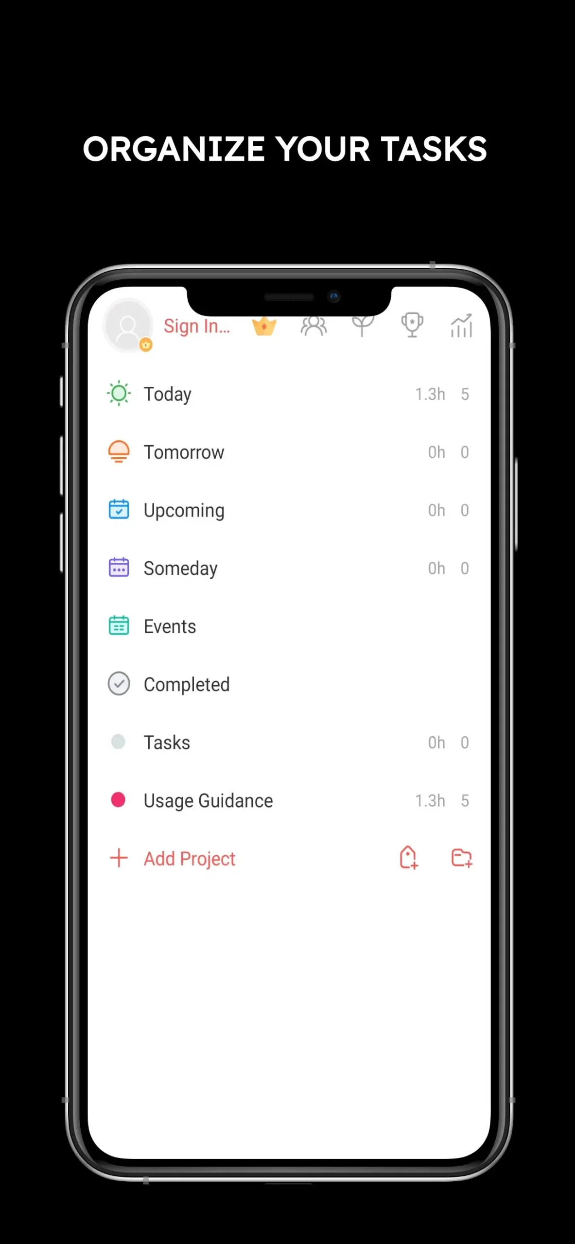 organize your tasks