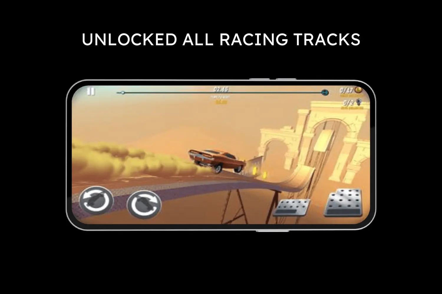 unlocked all racing tracks