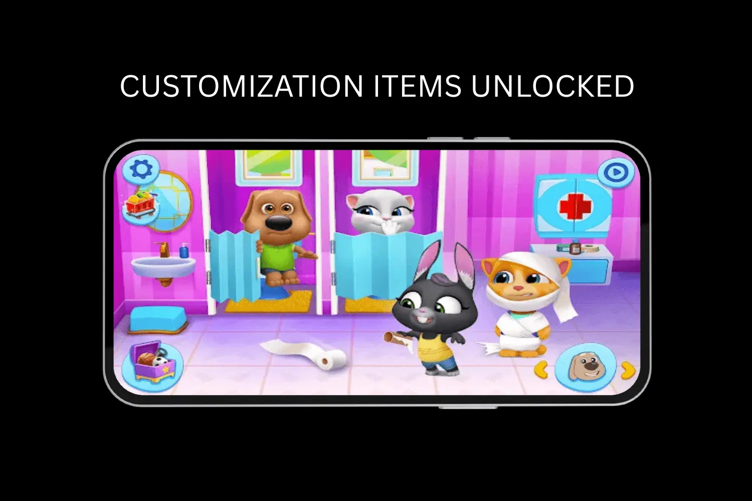 customizaton items unlocked