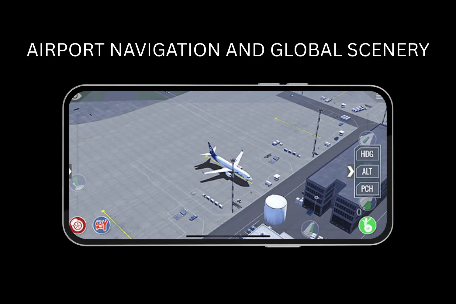 airort navigation and global scenery