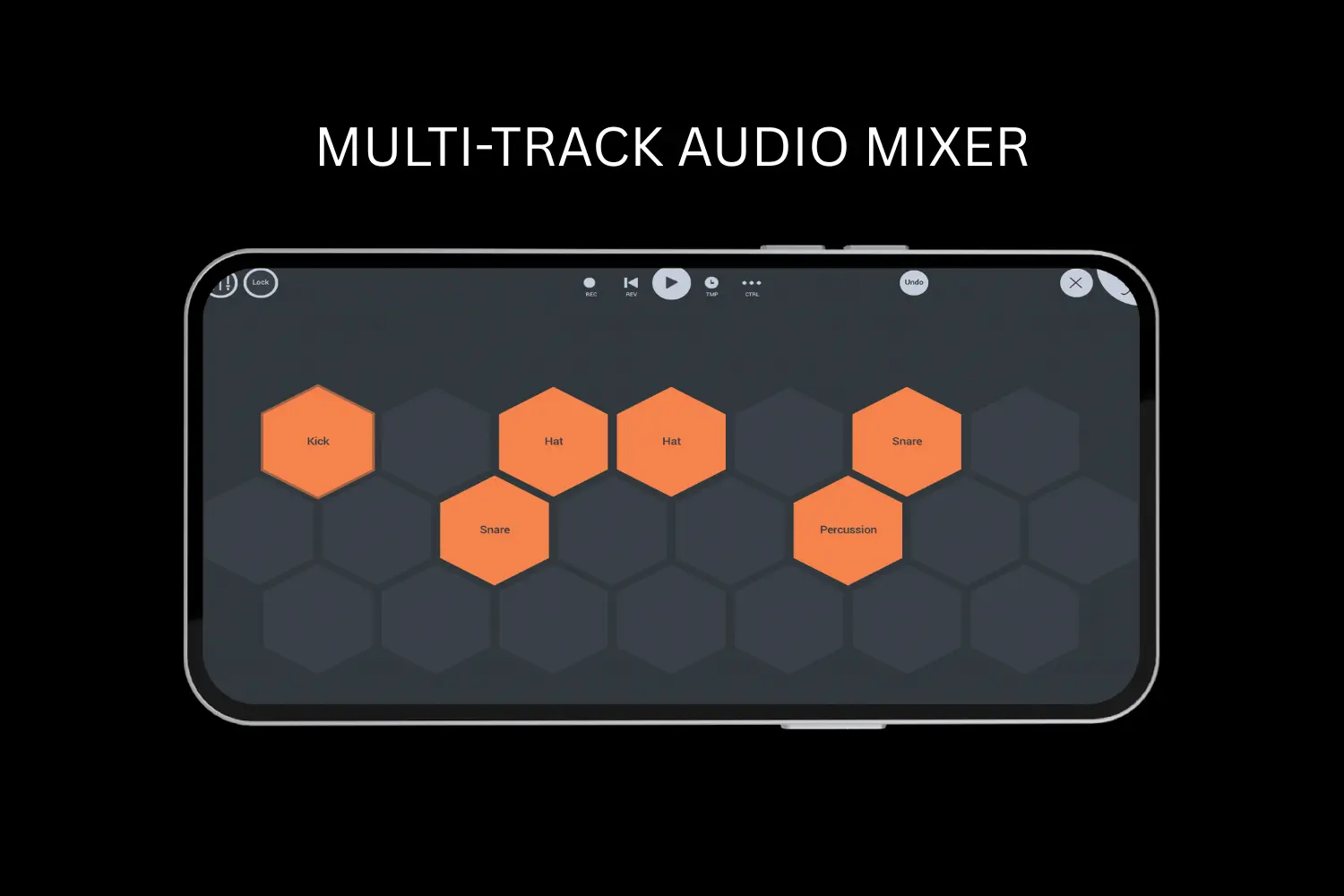 multi-track aduio mixer
